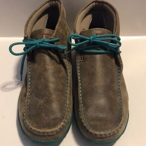 Twisted X womens bomber moccasins- leather- size 11